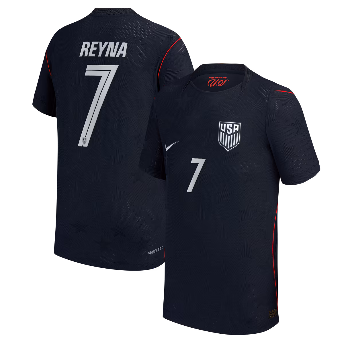 Youth Nike Giovanni Reyna Blue USMNT 2026 Away Match Authentic Jersey