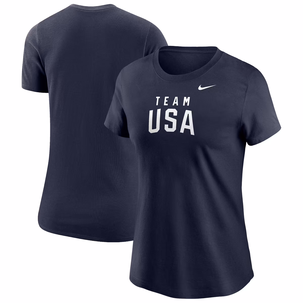 Women's Nike Navy Team USA Summer Olympics Core T-Shirt 1 Women's Nike Navy Team USA Summer Olympics Core T-Shirt