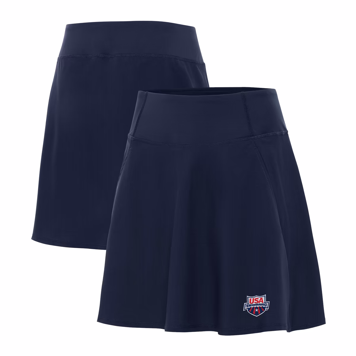 Women's Antigua  Navy USA Swimming Chip Skort