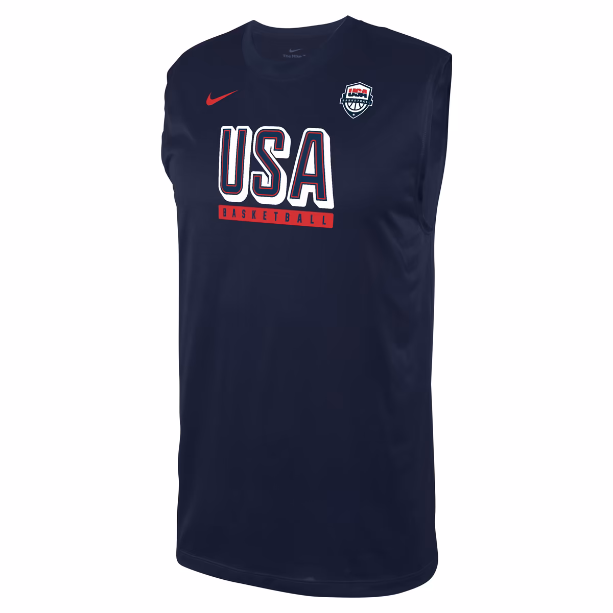 Men's Nike Navy USA Basketball Legend Tank Top