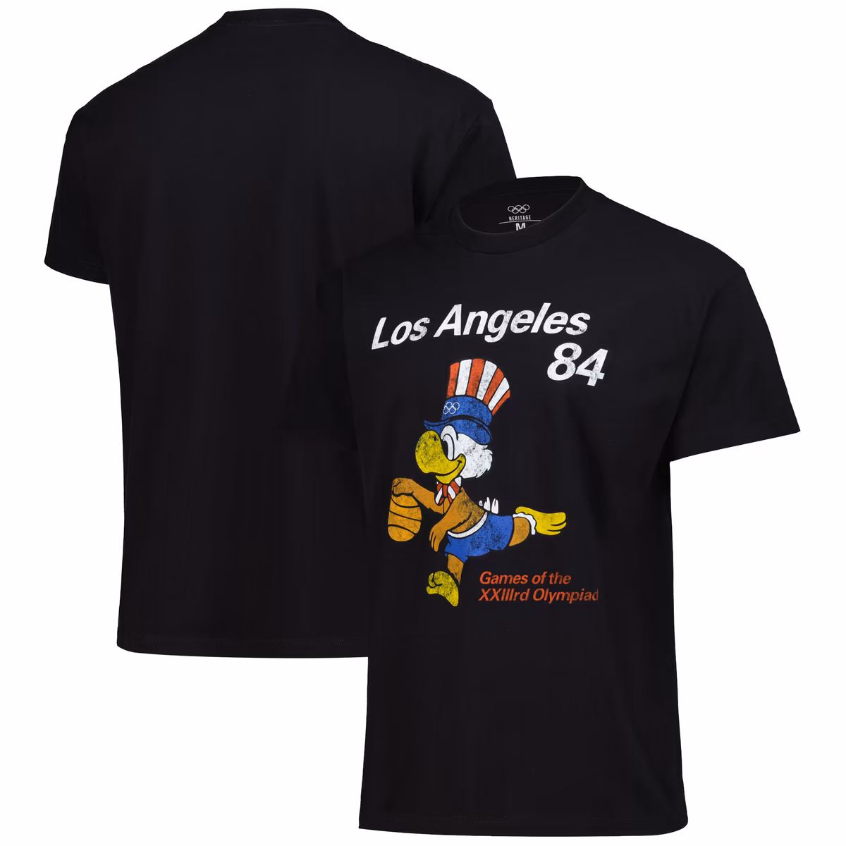Unisex Black The Heritage Collection Los Angeles 1984 Olympic Games Sam the Eagle Basketball T-Shirt 7 Unisex Black The Heritage Collection Los Angeles 1984 Olympic Games Sam the Eagle Basketball T-Shirt