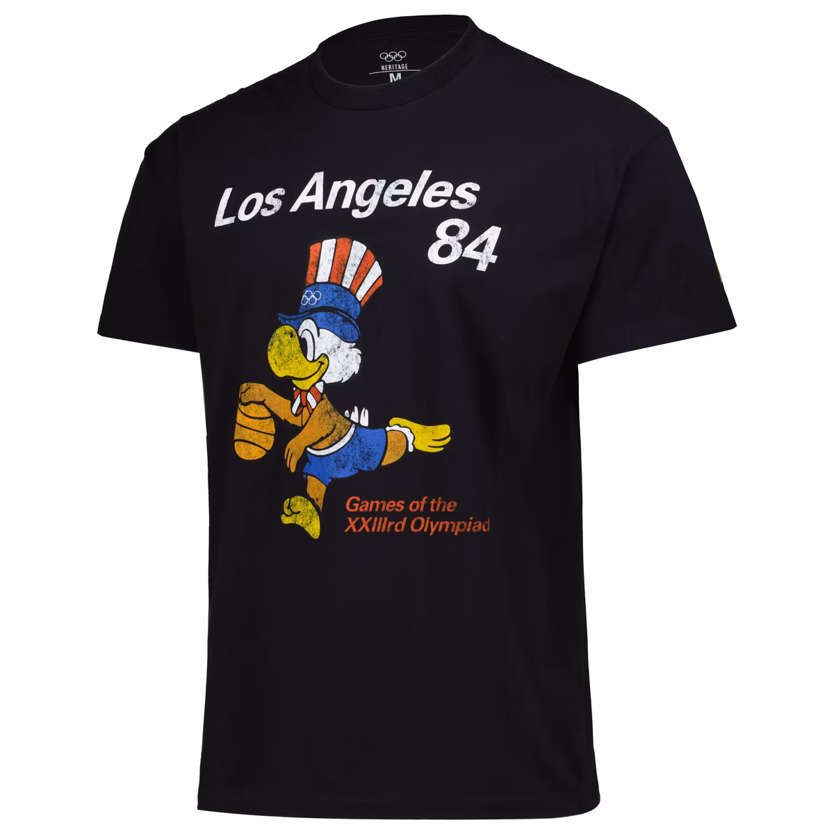Unisex Black The Heritage Collection Los Angeles 1984 Olympic Games Sam the Eagle Basketball T-Shirt 2 Unisex Black The Heritage Collection Los Angeles 1984 Olympic Games Sam the Eagle Basketball T-Shirt