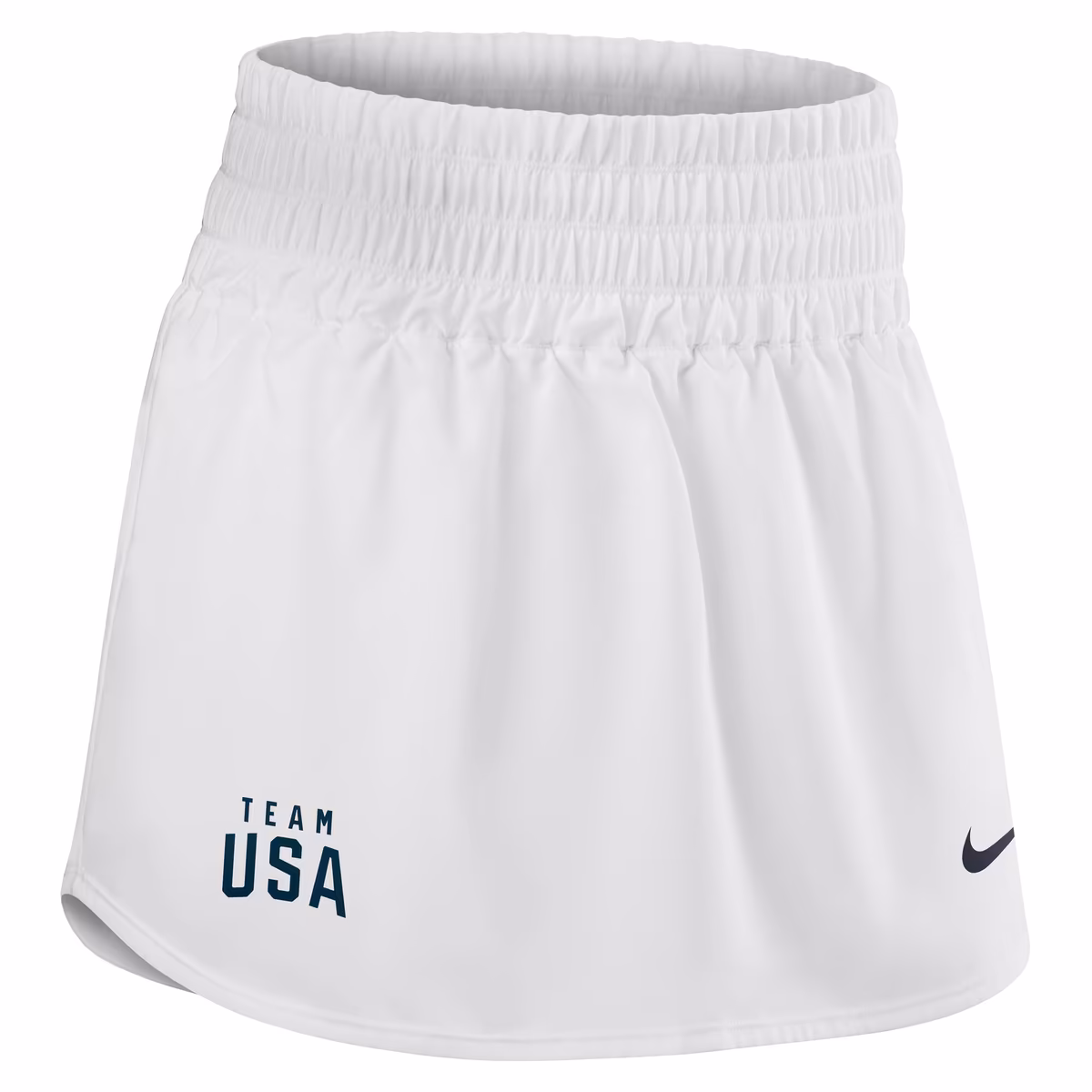 Women's Nike White Team USA One Dri-FIT Ultra High Rise Skort 3 Women's Nike White Team USA One Dri-FIT Ultra High Rise Skort