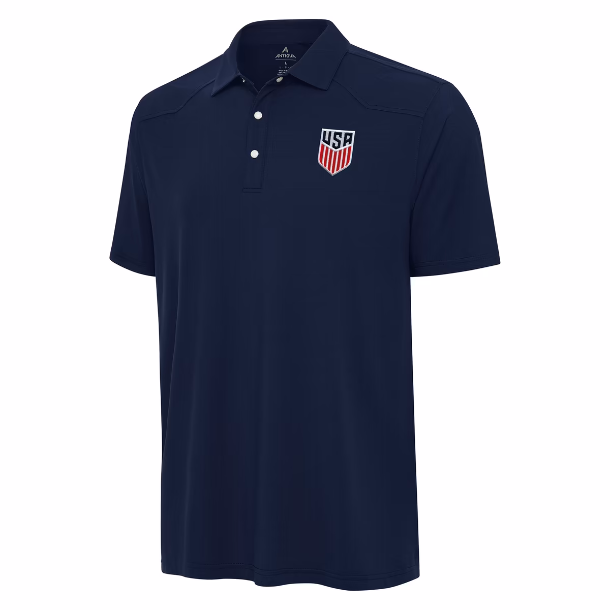 Men's Antigua Navy USMNT Western Polo 1 Men's Antigua Navy USMNT Western Polo