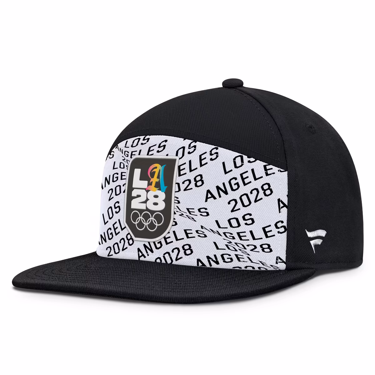 Men's Fanatics Black/White LA28 Summer Olympics Cherry Snapback Hat