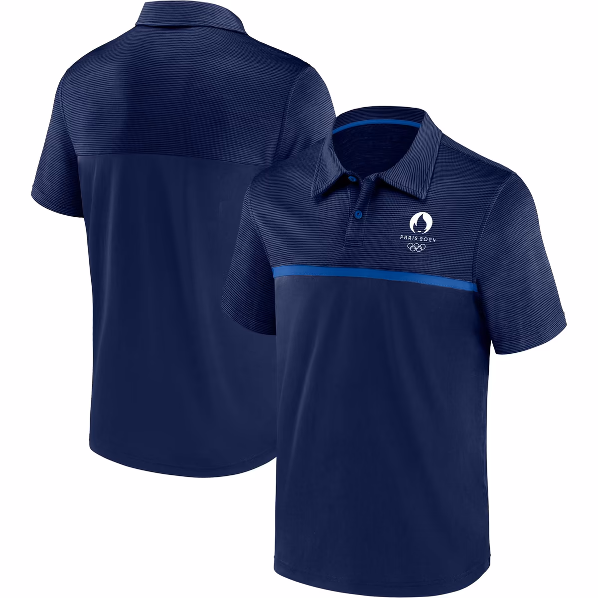Men's Fanatics Navy Paris 2024 Summer Olympics Sport Polo 10 Men's Fanatics Navy Paris 2024 Summer Olympics Sport Polo