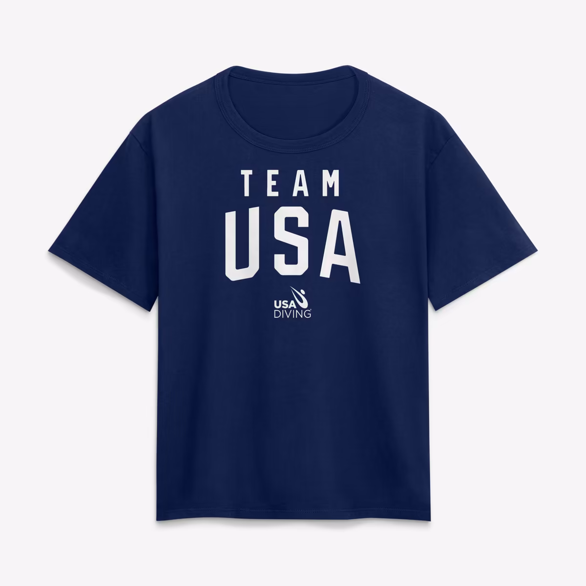 Women's Navy Team USA Summer Games Diving T-Shirt 1 Women's Navy Team USA Summer Games Diving T-Shirt