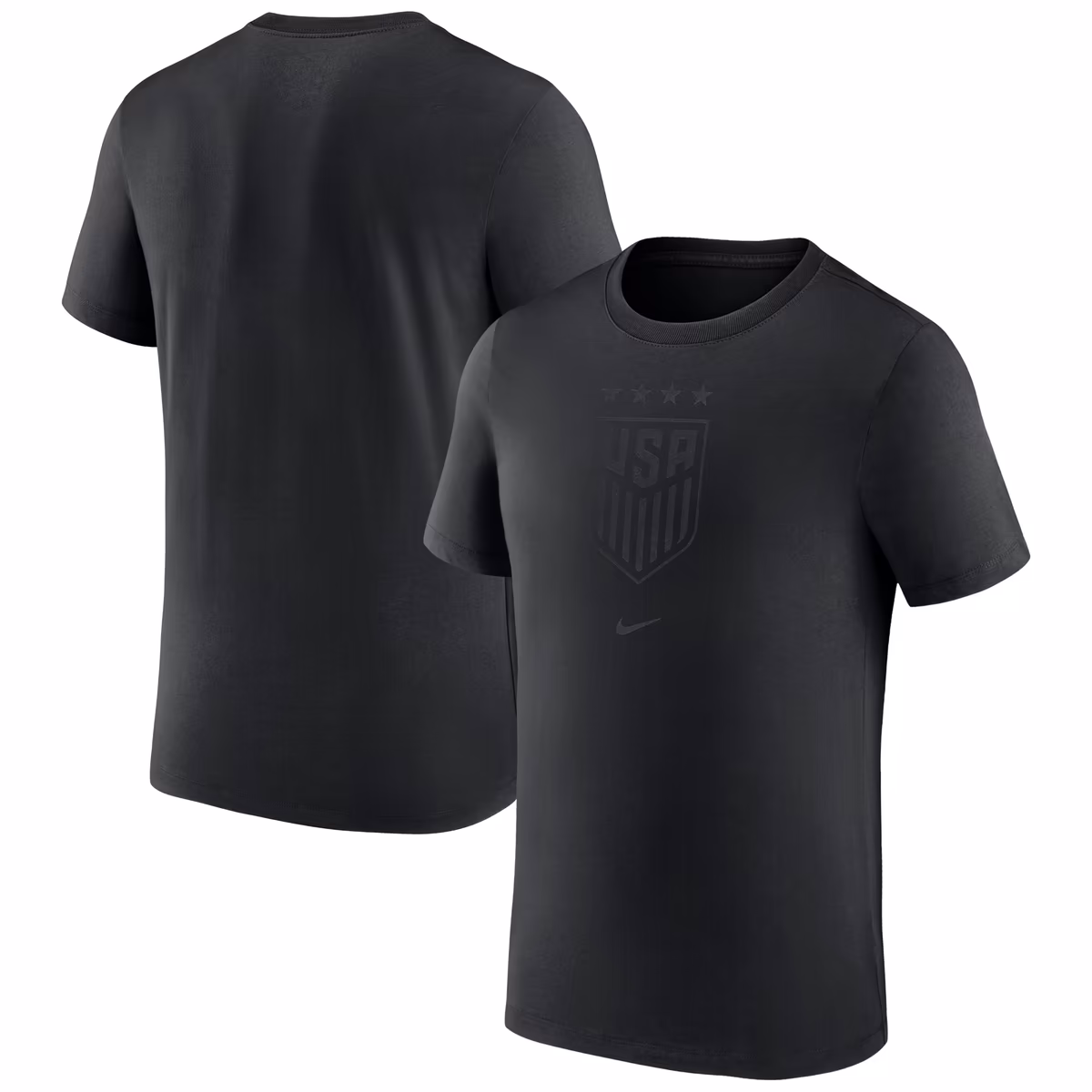 Men's Nike Black USWNT Crest T-Shirt 8 Men's Nike Black USWNT Crest T-Shirt