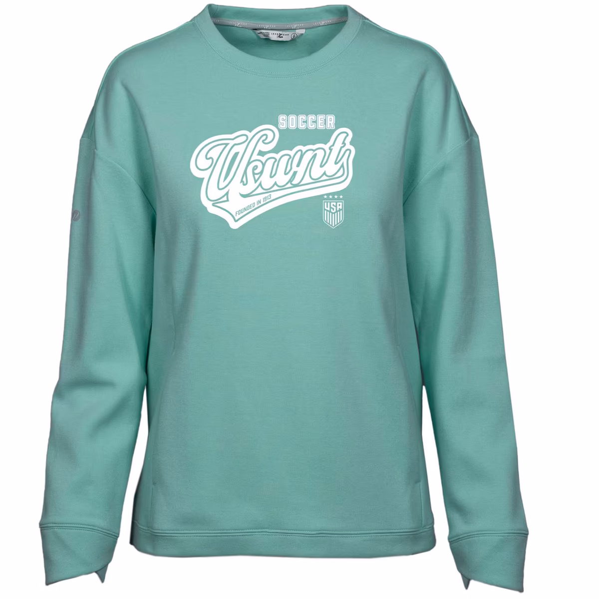 Women's Levelwear Mint USWNT Fiona Sweep Sweatshirt