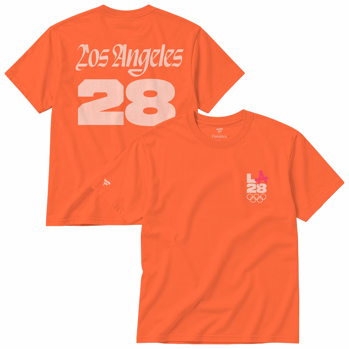 Unisex Fanatics Orange LA28 Summer Olympics Superbloom Color Bar T-Shirt