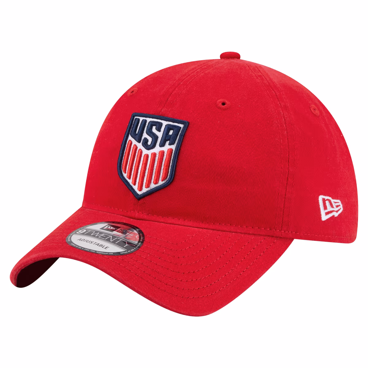 Men's New Era Red USMNT Logo 9TWENTY Adjustable Hat 7 Men's New Era Red USMNT Logo 9TWENTY Adjustable Hat