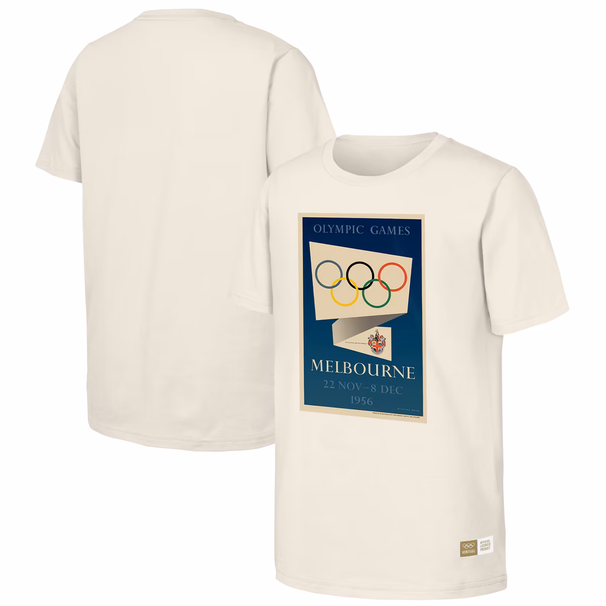 Men's  Natural 1956 Melbourne Games Olympic Heritage T-Shirt