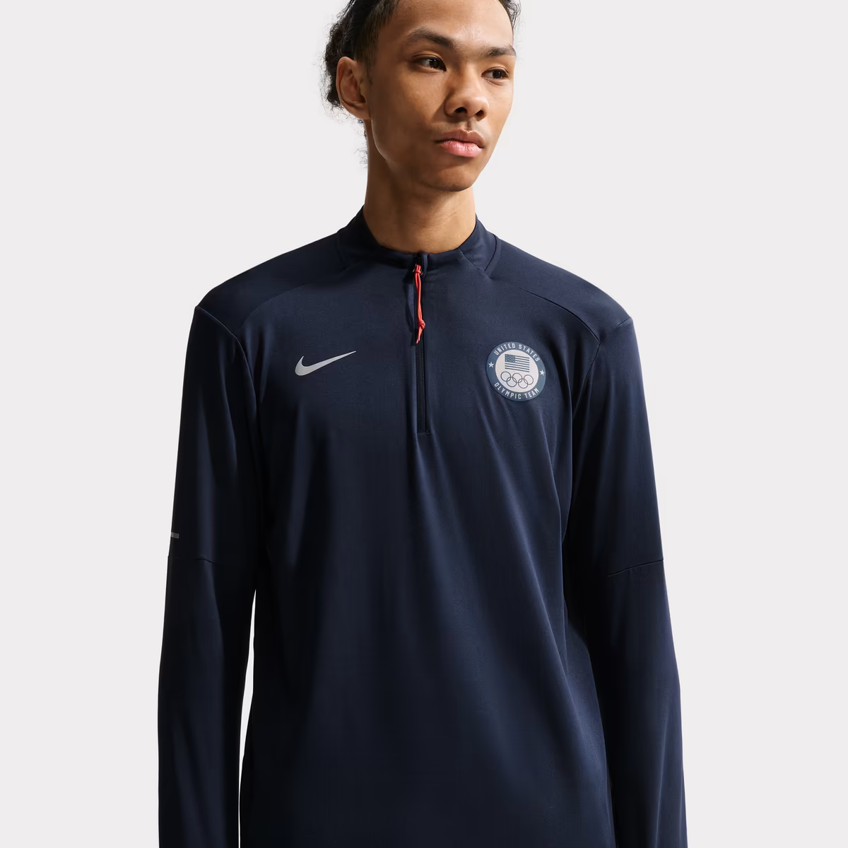 Men's Nike ACG Navy Team USA Element Dri-FIT Half-Zip Pullover 3 Men's Nike ACG Navy Team USA Element Dri-FIT Half-Zip Pullover