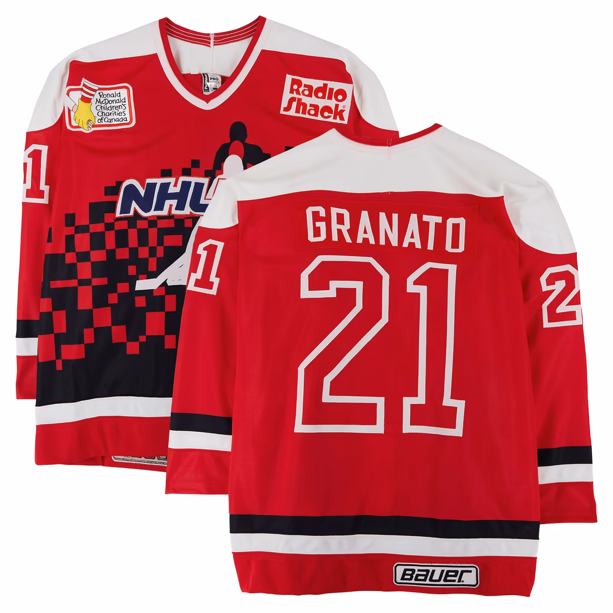 Tony Granato Team USA Game-Used #21 Red Jersey from the 1994 NHL 4-on-4 Challenge 1 Tony Granato Team USA Game-Used #21 Red Jersey from the 1994 NHL 4-on-4 Challenge
