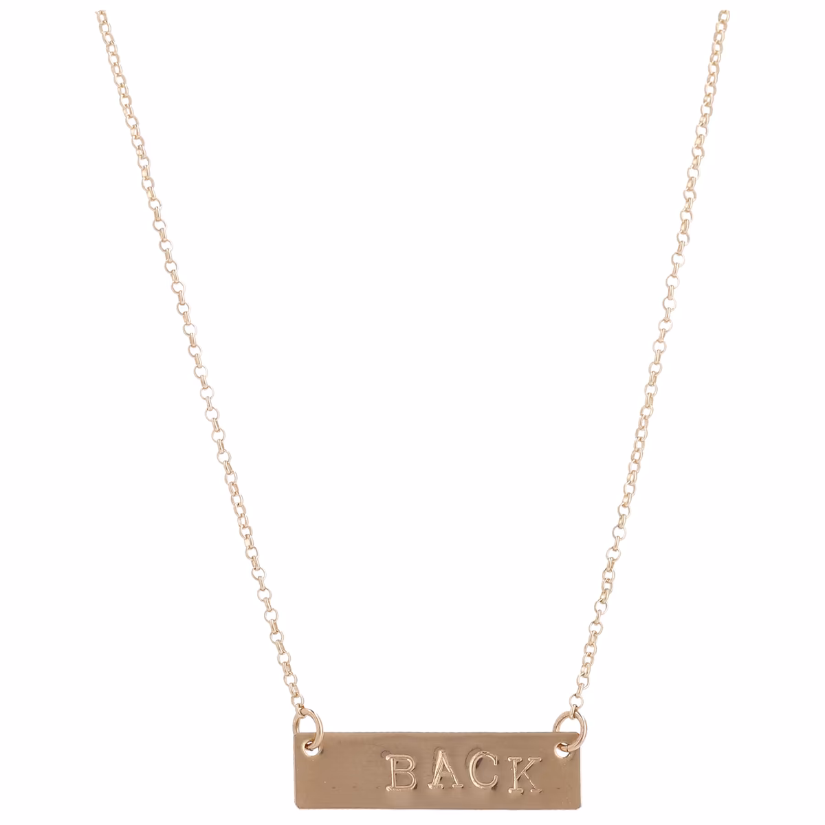 OXB USA Swimming Backstroke Bar Necklace