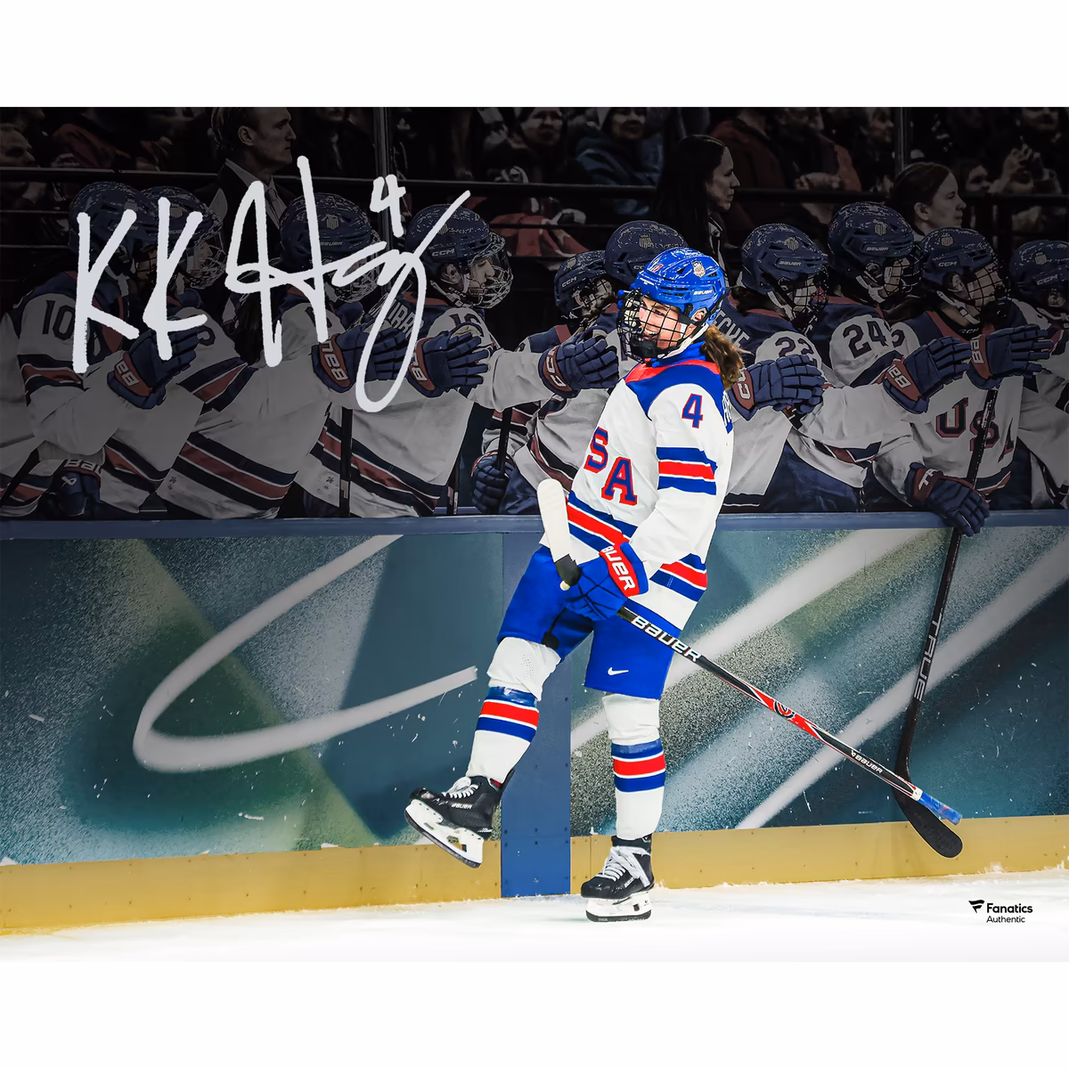 Caroline Harvey Team USA Autographed 16" x 20" 2026 Winter Olympics Celebration Photograph 4 Caroline Harvey Team USA Autographed 16" x 20" 2026 Winter Olympics Celebration Photograph
