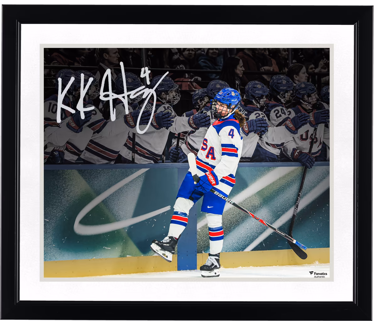 Caroline Harvey Team USA Autographed 16" x 20" 2026 Winter Olympics Celebration Photograph