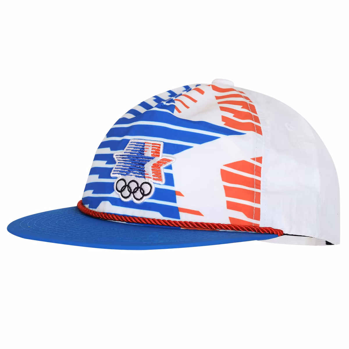 Men's Outerstuff White/Blue Los Angeles 1984 Summer Olympics Golfer Adjustable Hat 1 Men's Outerstuff White/Blue Los Angeles 1984 Summer Olympics Golfer Adjustable Hat