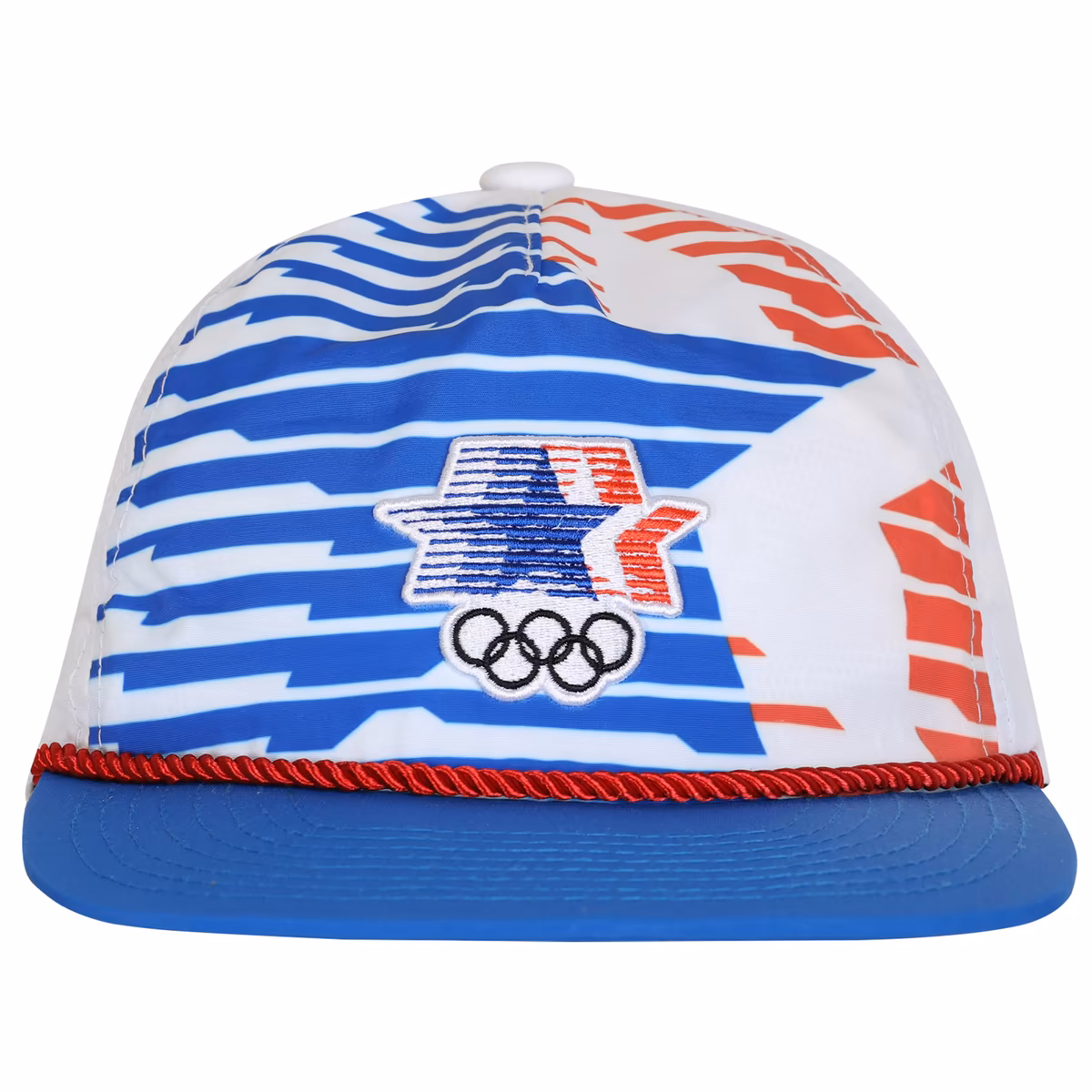 Men's Outerstuff White/Blue Los Angeles 1984 Summer Olympics Golfer Adjustable Hat 2 Men's Outerstuff White/Blue Los Angeles 1984 Summer Olympics Golfer Adjustable Hat