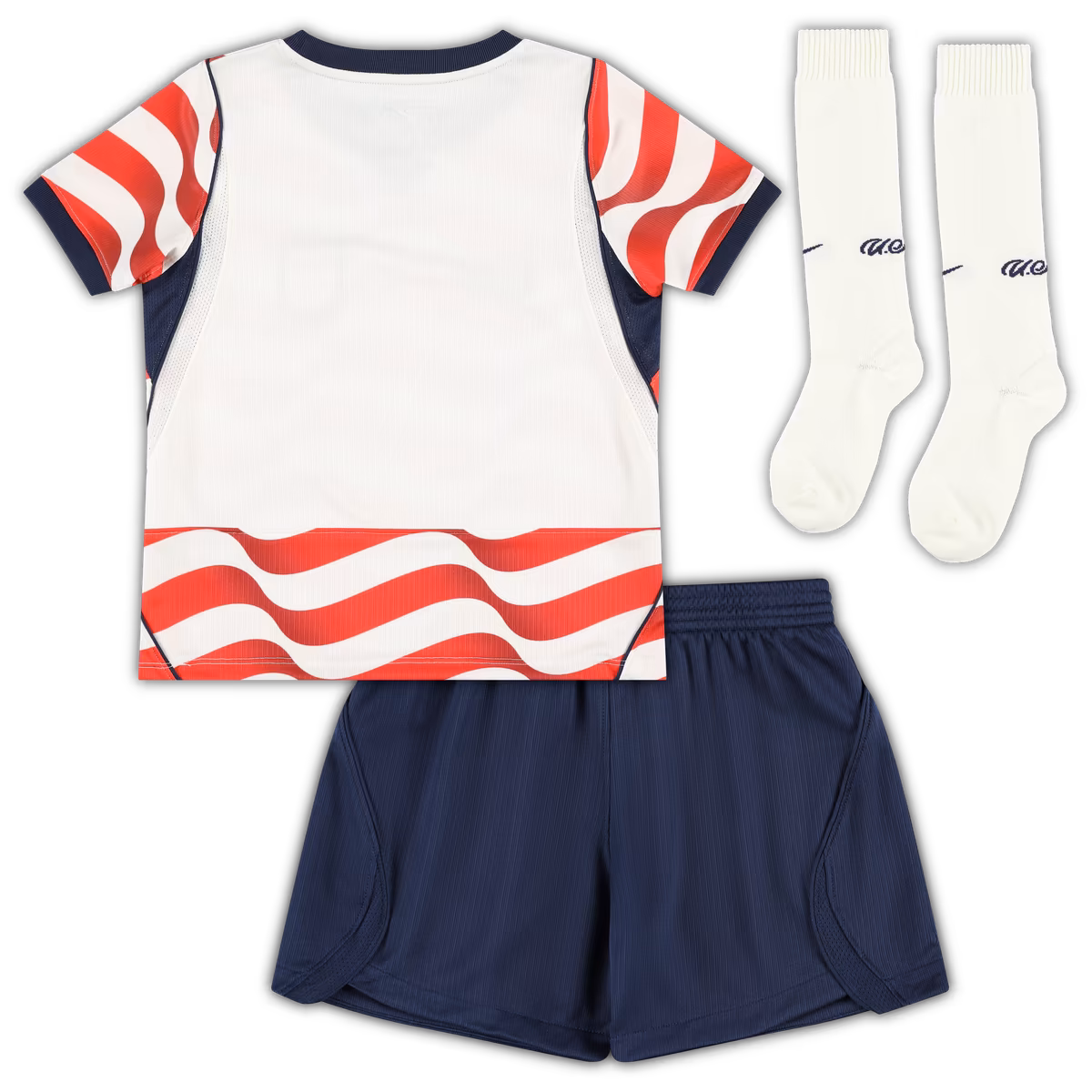 Preschool Nike Red/White USMNT 2026 Home Stadium Replica Kit Set