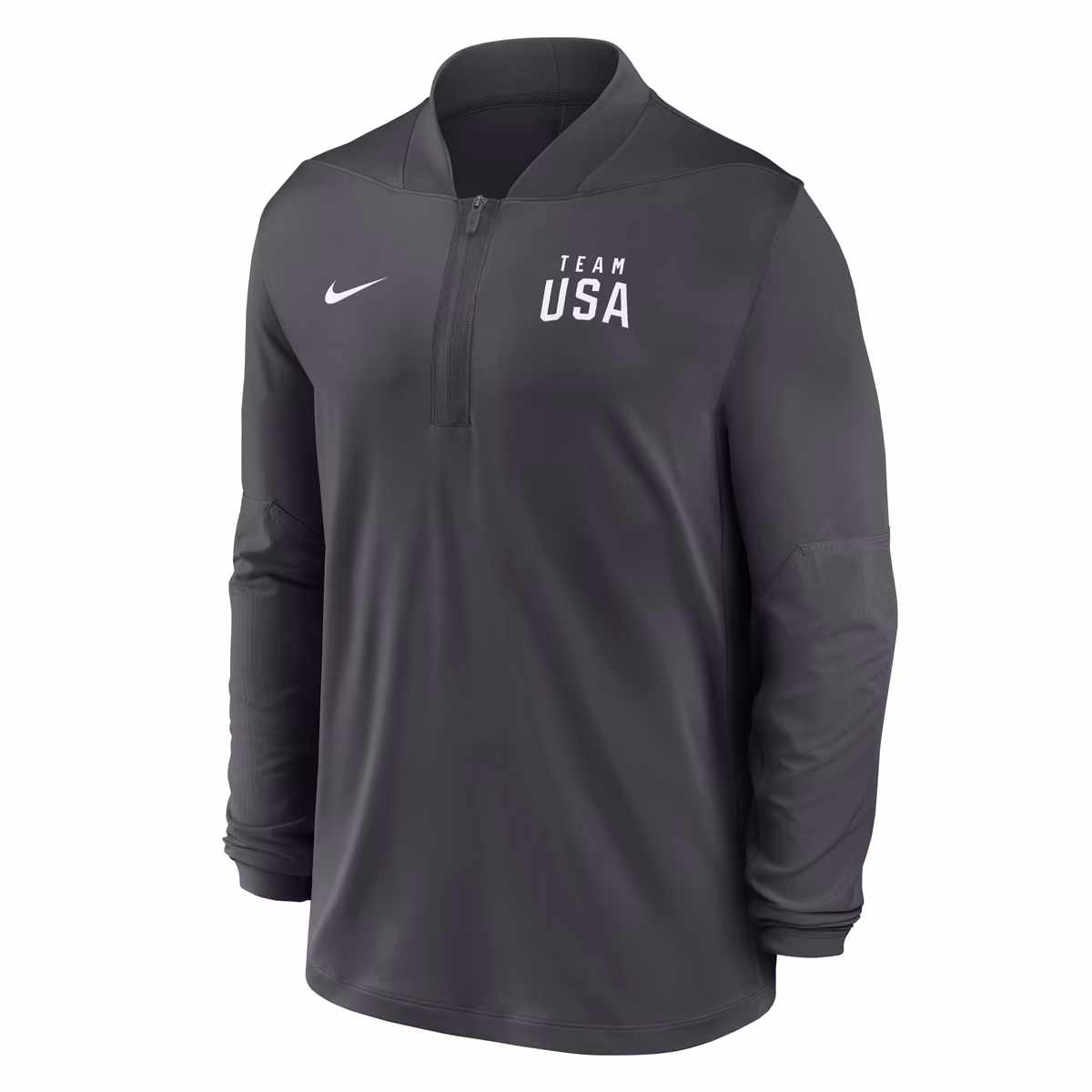 Men's Nike Anthracite Team USA Dri-FIT Half-Zip Pullover 2 Men's Nike Anthracite Team USA Dri-FIT Half-Zip Pullover