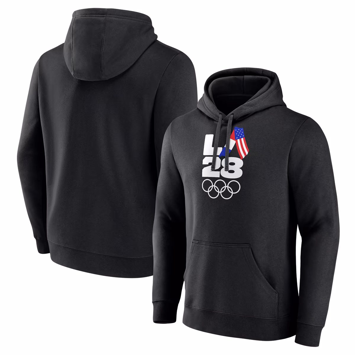 Men's Black LA 2028 Summer Olympics Handover Pullover Hoodie