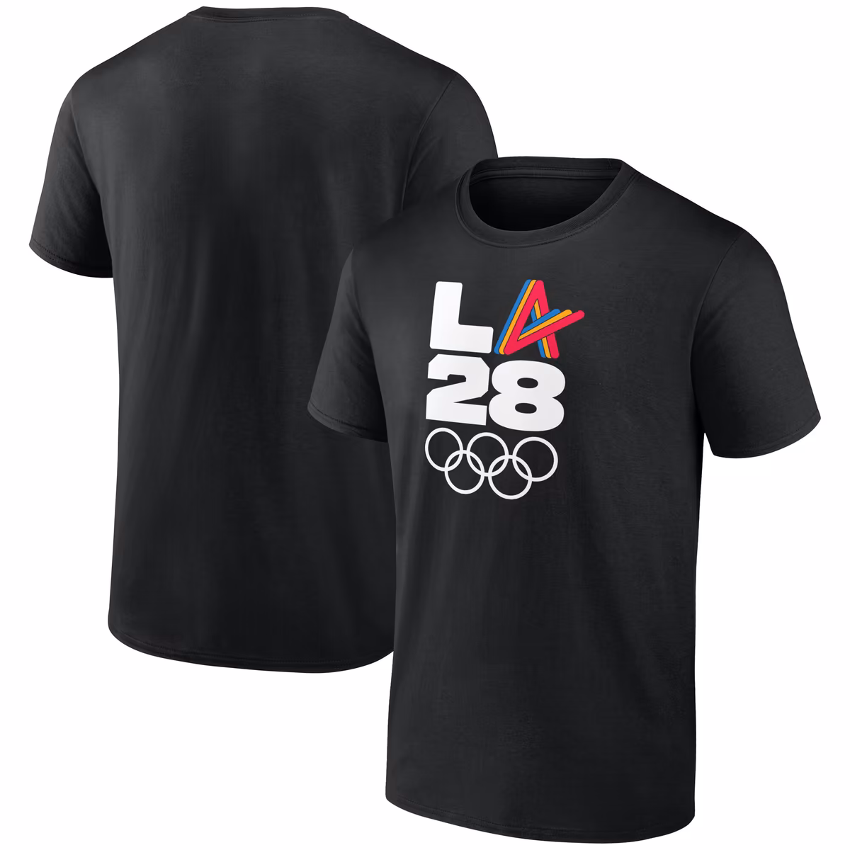 Men's Black LA 2028 Summer Olympics Athlete Spirit T-Shirt 4 Men's Black LA 2028 Summer Olympics Athlete Spirit T-Shirt