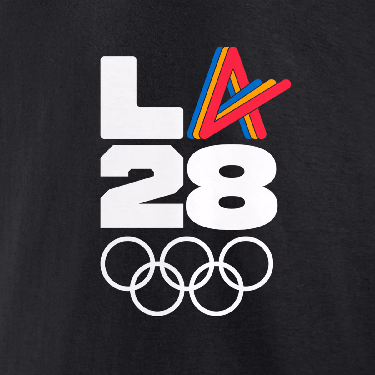 Men's Black LA 2028 Summer Olympics Athlete Spirit T-Shirt 4 Men's Black LA 2028 Summer Olympics Athlete Spirit T-Shirt