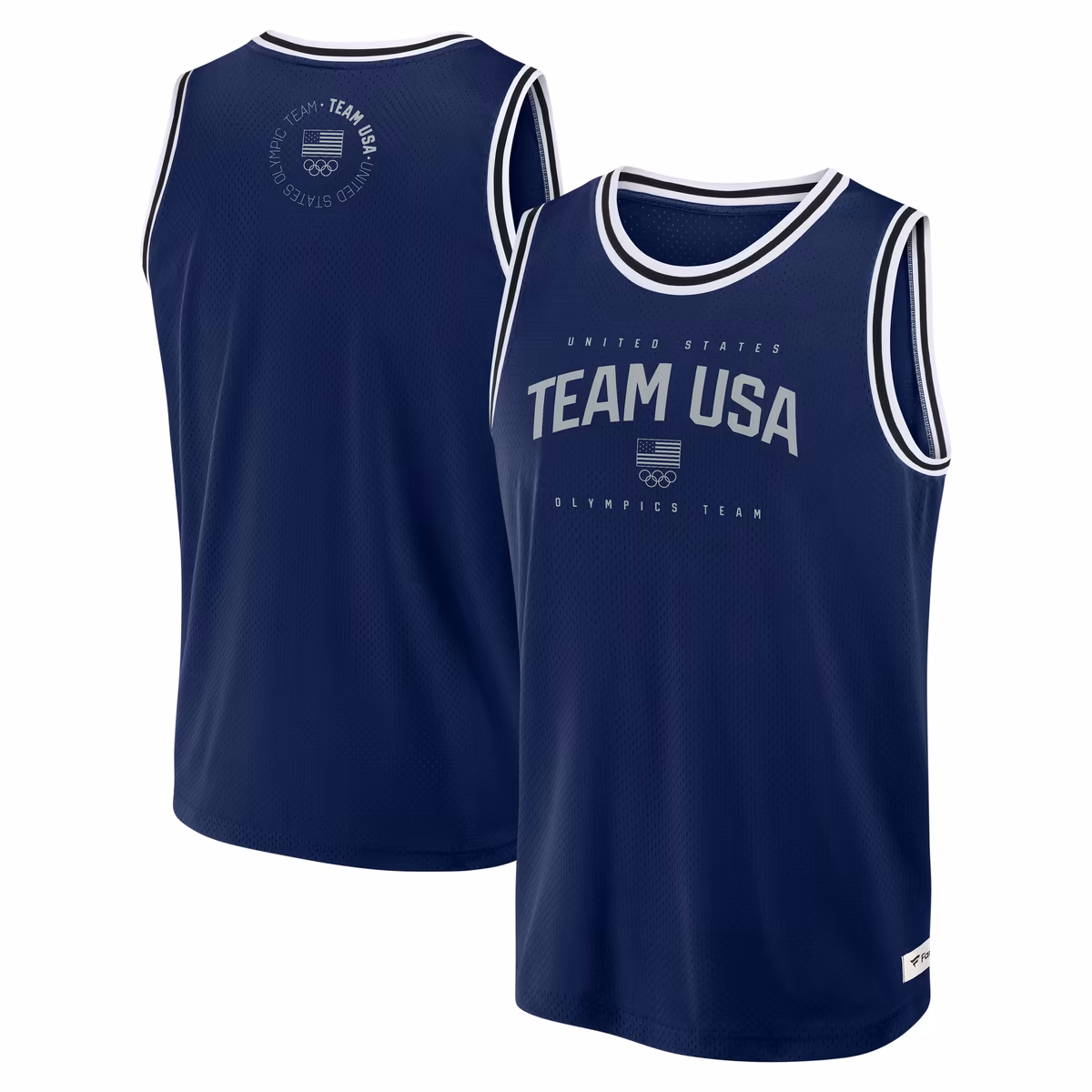 Men's Fanatics Navy Team USA Future Ground Jersey 1 Men's Fanatics Navy Team USA Future Ground Jersey