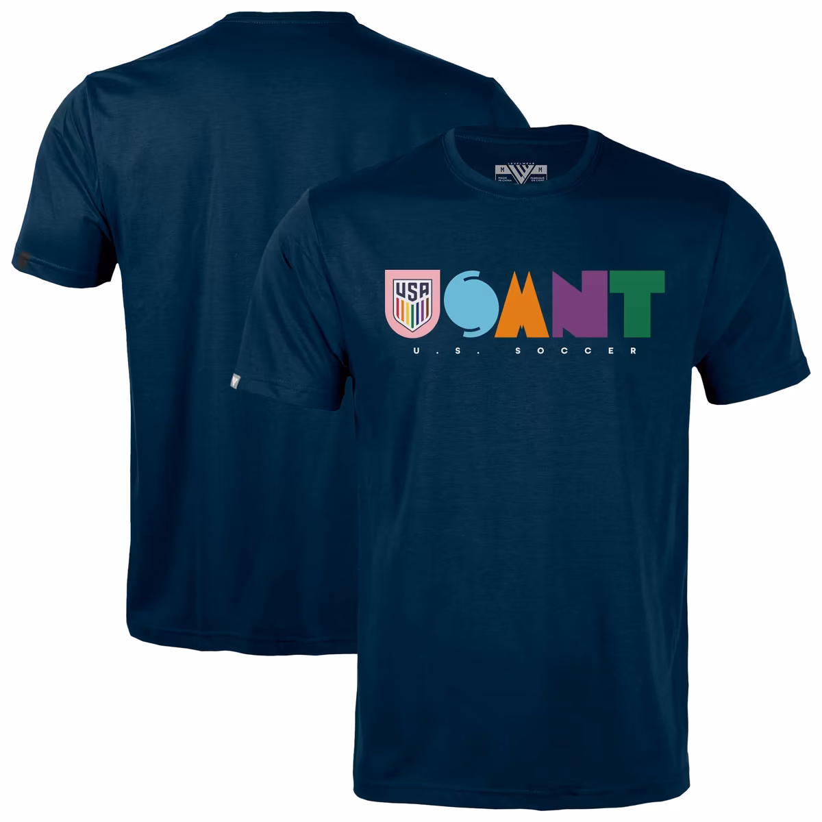 Men's Levelwear Navy USMNT Richmond Full On T-Shirt 8 Men's Levelwear Navy USMNT Richmond Full On T-Shirt