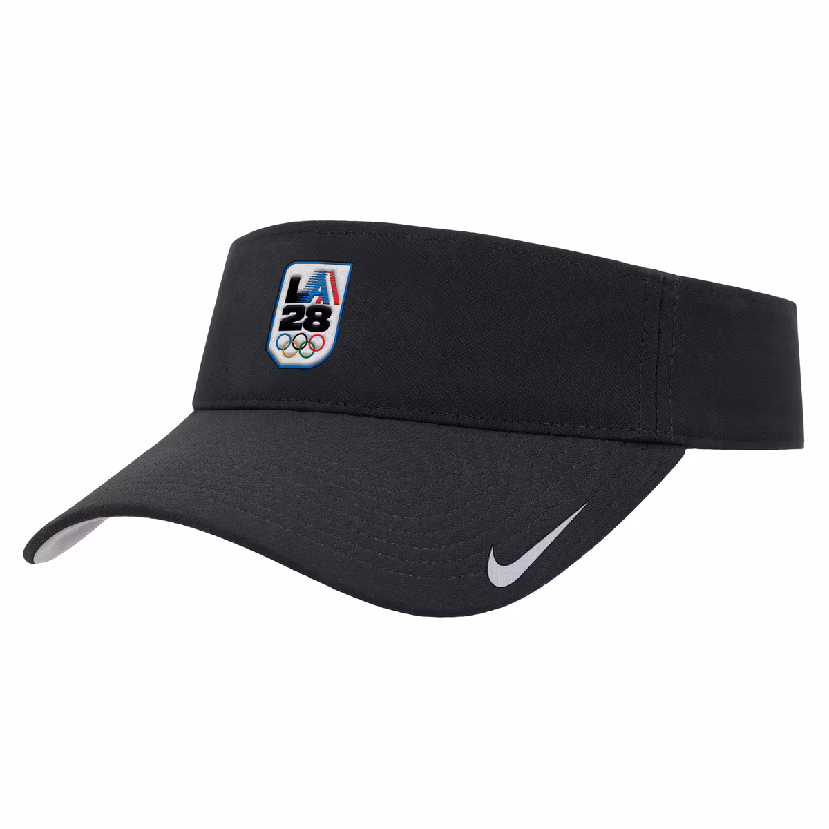 Men's Nike Black LA28 Summer Olympics Ace Dri-FIT Adjustable Visor 5 Men's Nike Black LA28 Summer Olympics Ace Dri-FIT Adjustable Visor