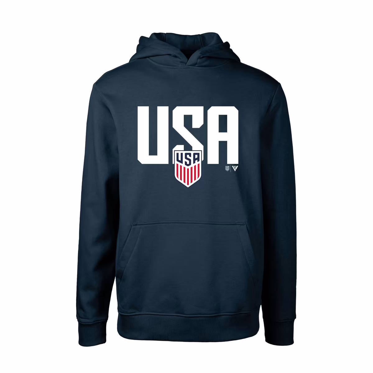 Youth Levelwear Navy USMNT Podium Mascot Pullover Hoodie 2 Youth Levelwear Navy USMNT Podium Mascot Pullover Hoodie