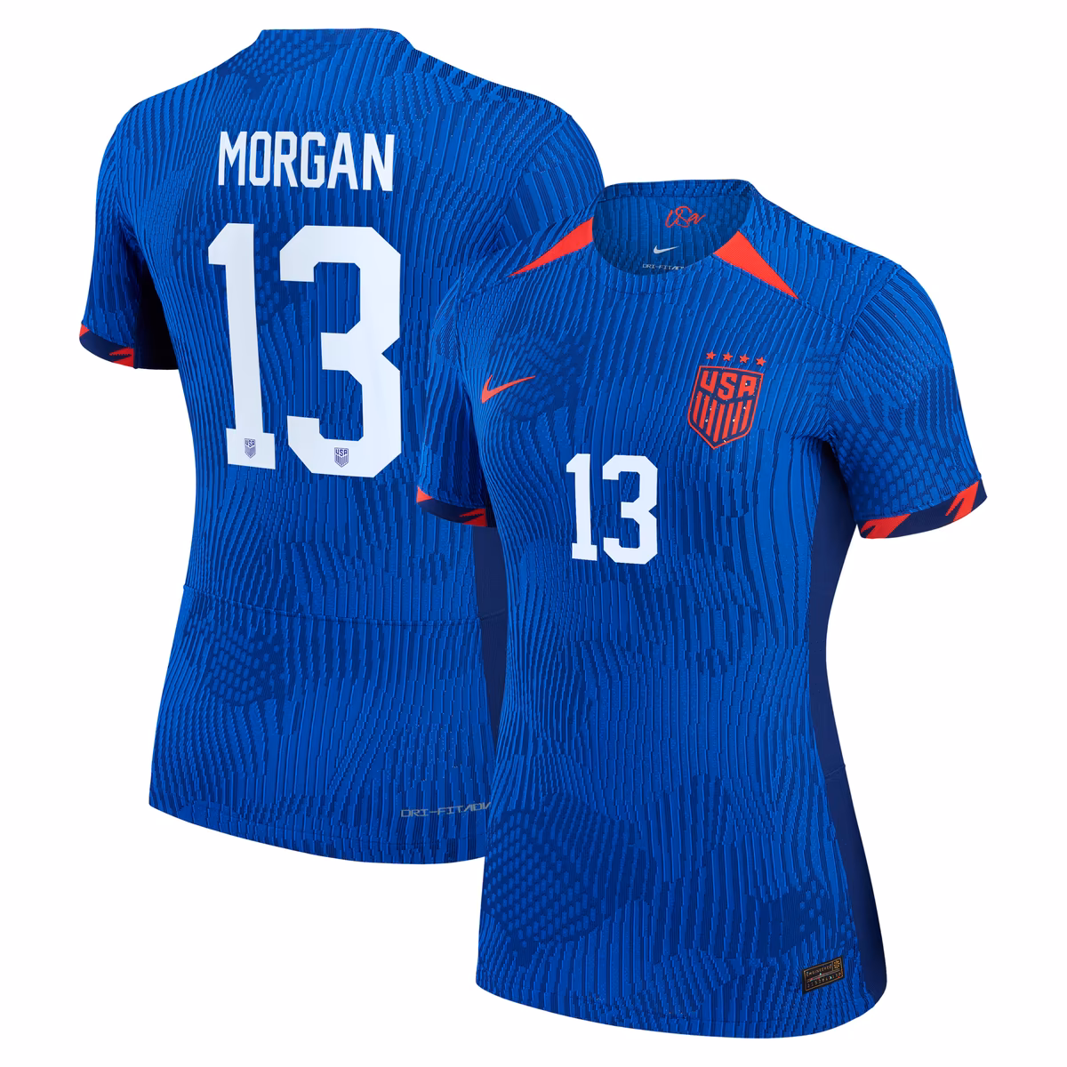 Women's Nike Alex Morgan Royal USWNT 2023 Away Authentic Jersey
