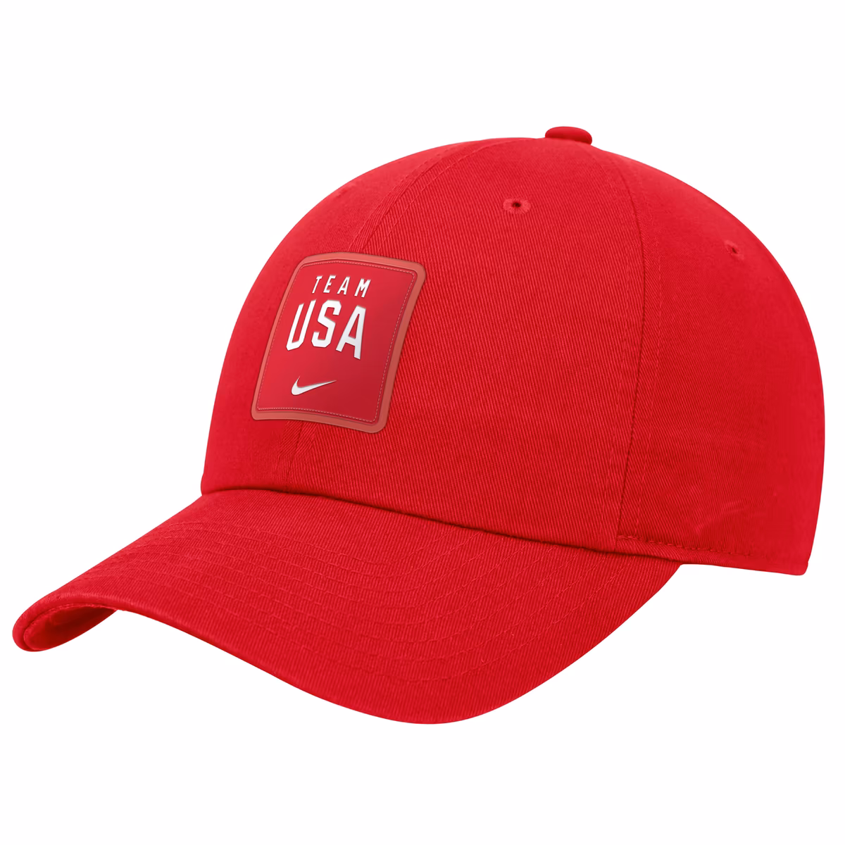 Men's Nike Red Team USA Club Unstructured Adjustable Hat 1 Men's Nike Red Team USA Club Unstructured Adjustable Hat