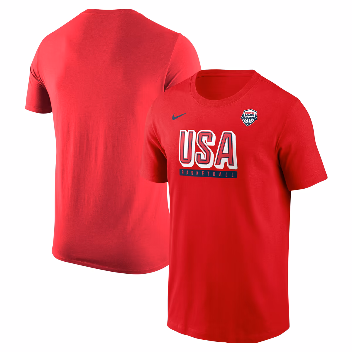 Men's Nike Red USA Basketball Core T-Shirt 7 Men's Nike Red USA Basketball Core T-Shirt