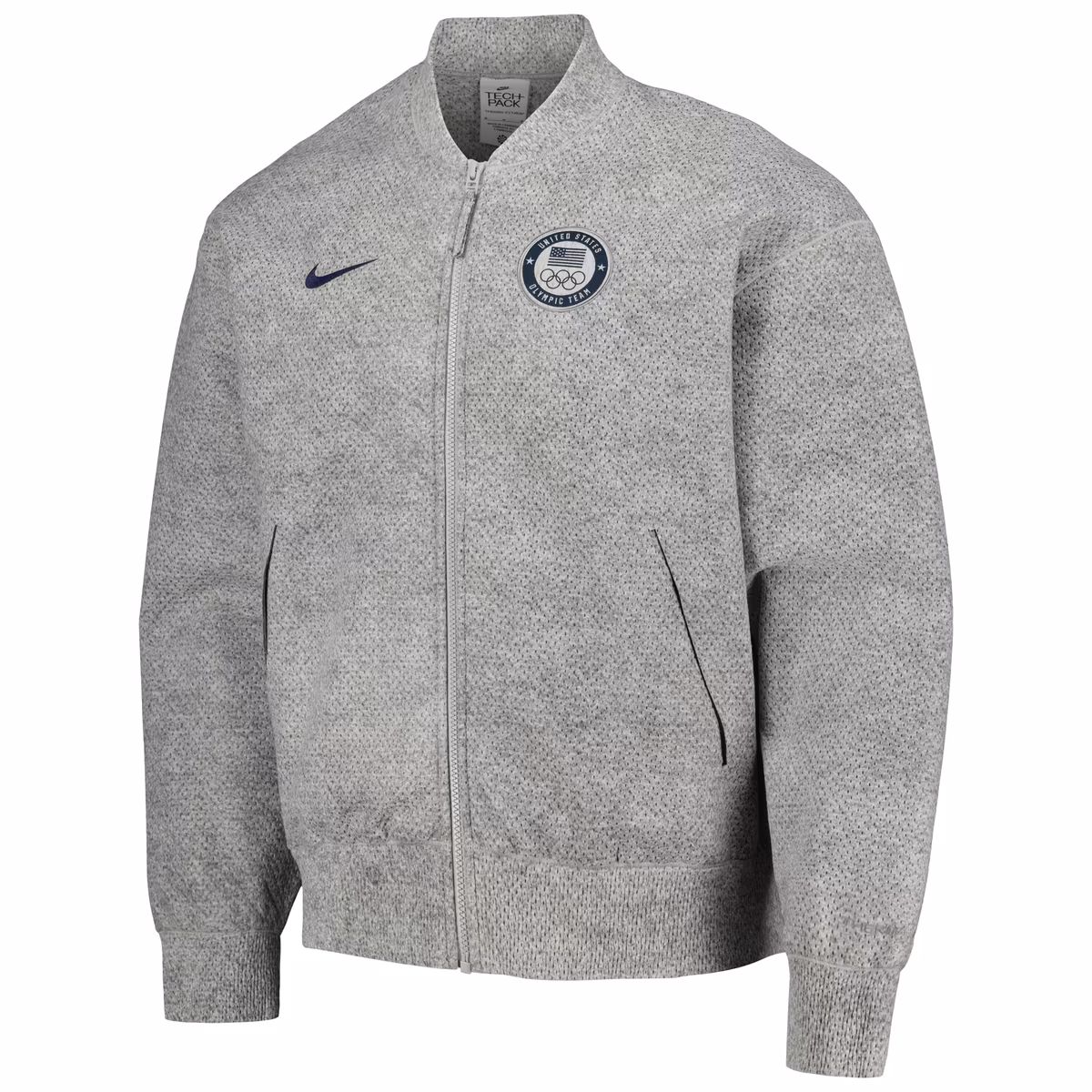 Men's Nike Gray Team USA 2024 Summer Olympics Media Day Look Full-Zip Jacket 2 Men's Nike Gray Team USA 2024 Summer Olympics Media Day Look Full-Zip Jacket