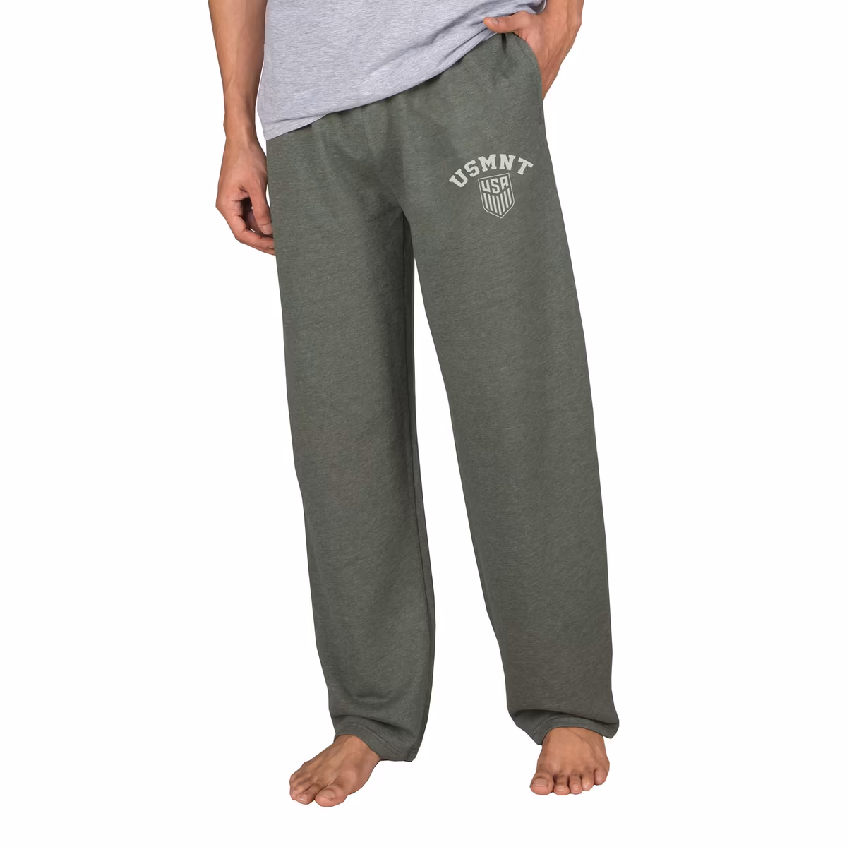 Men's Concepts Sport Green USMNT Mainstream Tri-Blend Terry Pants