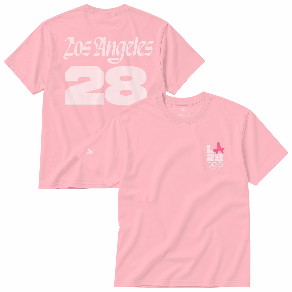 Unisex Fanatics Pink LA28 Summer Olympics Superbloom Color Bar T-Shirt