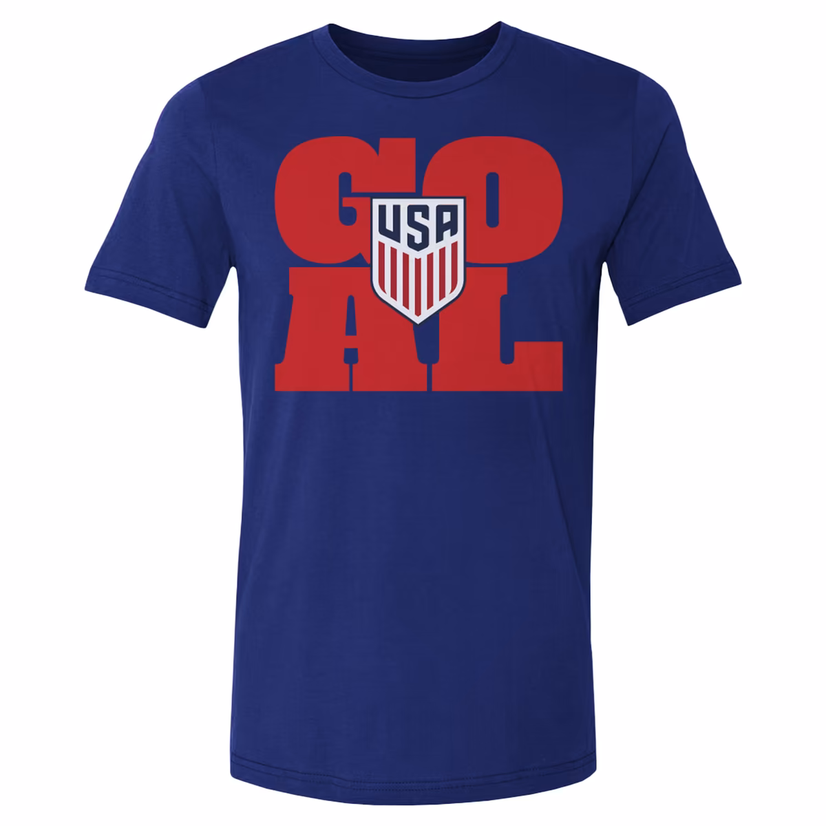 Men's 500 Level Royal USMNT Goal Logo T-Shirt