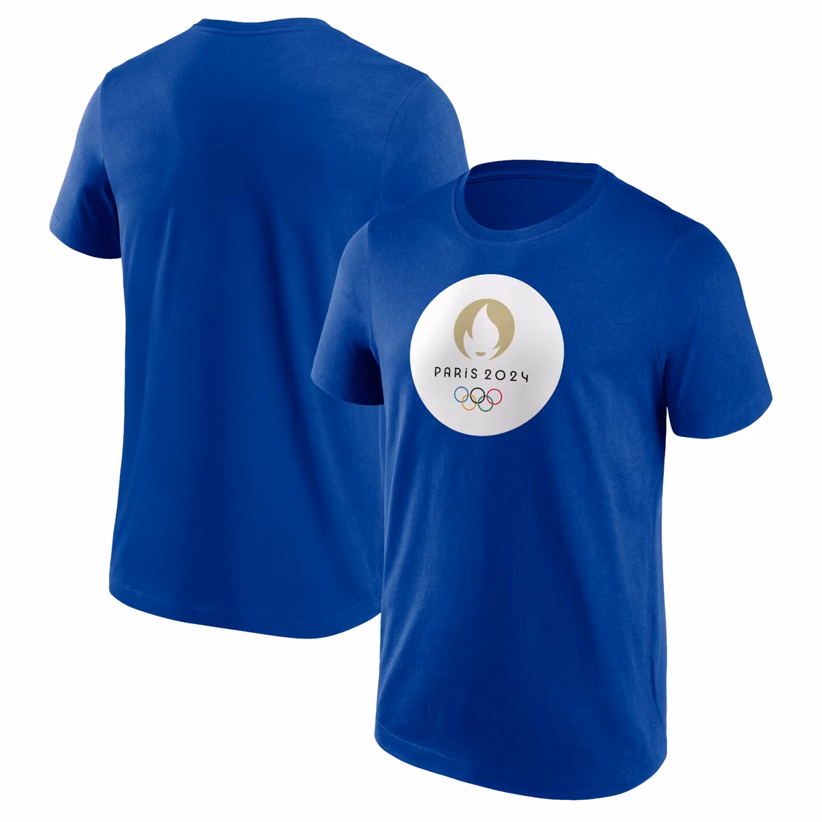 Men's Fanatics Royal Paris 2024 Summer Olympics Primary Logo T-Shirt