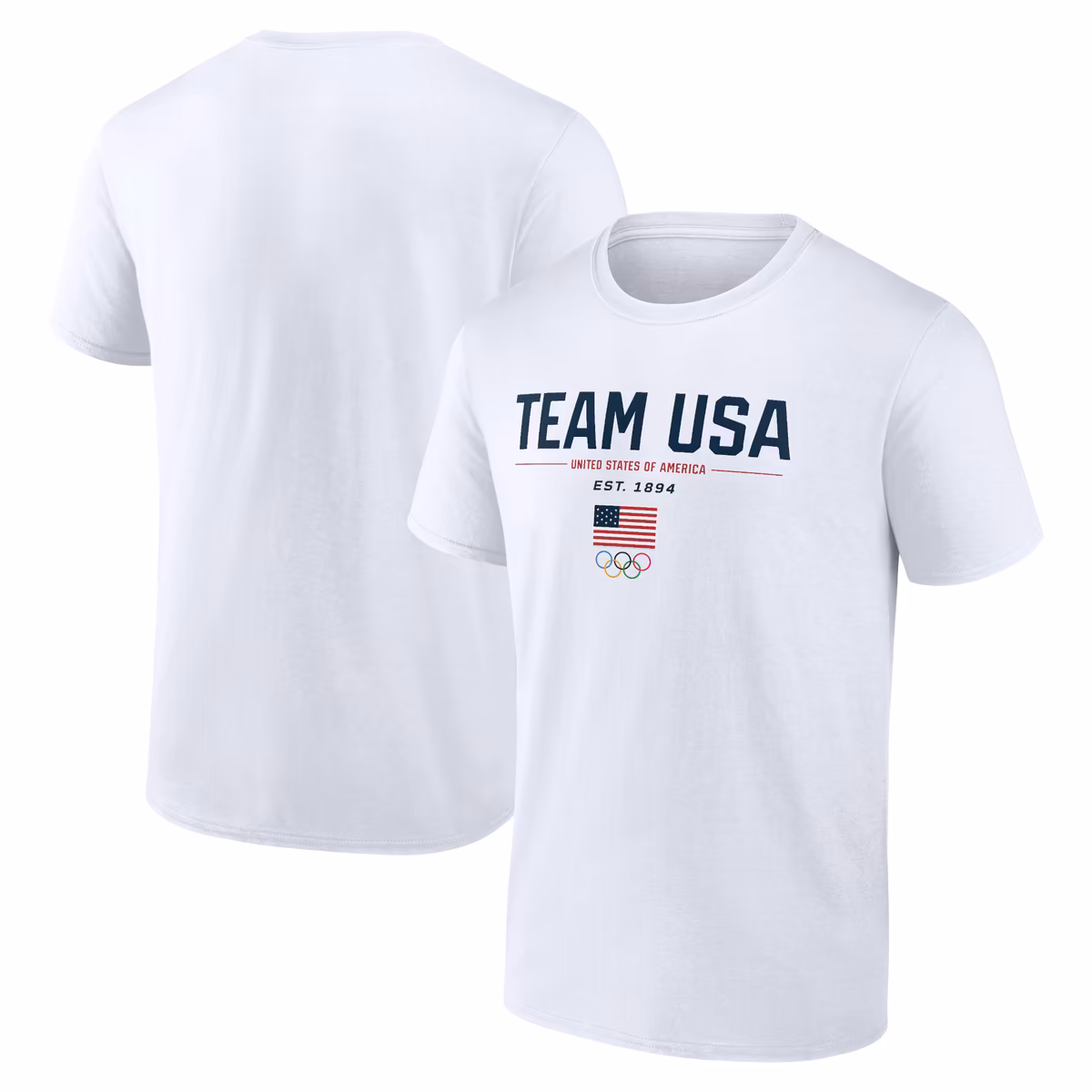 Men's Fanatics White Team USA Gold Medal T-Shirt