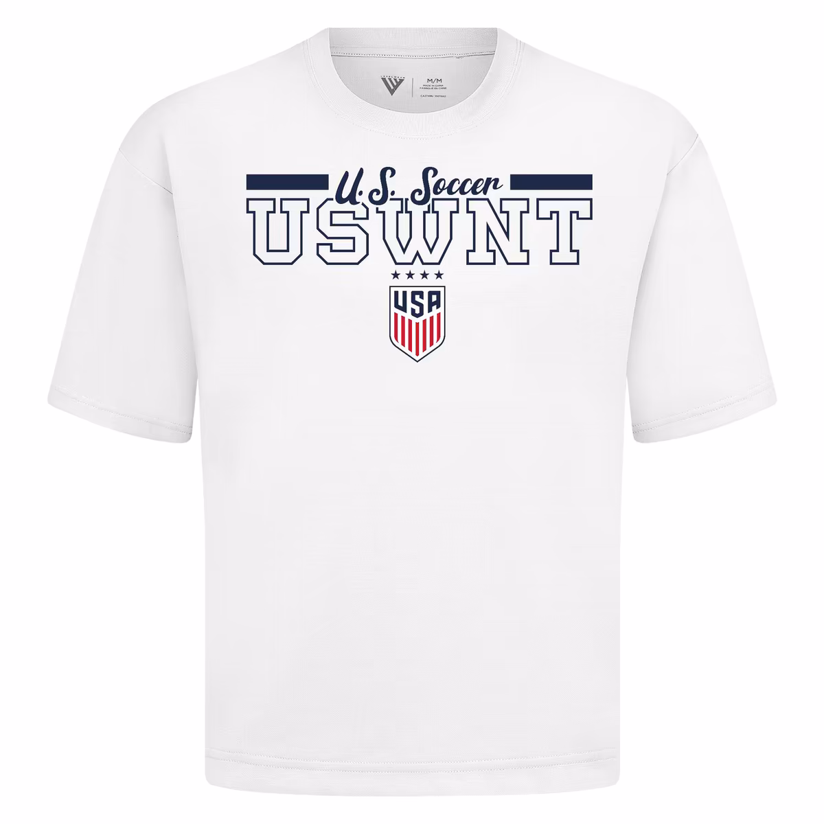 Men's Levelwear White USWNT Vanguard Luxe Signature T-Shirt 2 Men's Levelwear White USWNT Vanguard Luxe Signature T-Shirt
