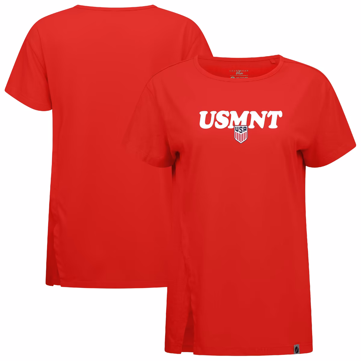 Women's Levelwear Red USMNT Influx Reunion T-Shirt 6 Women's Levelwear Red USMNT Influx Reunion T-Shirt