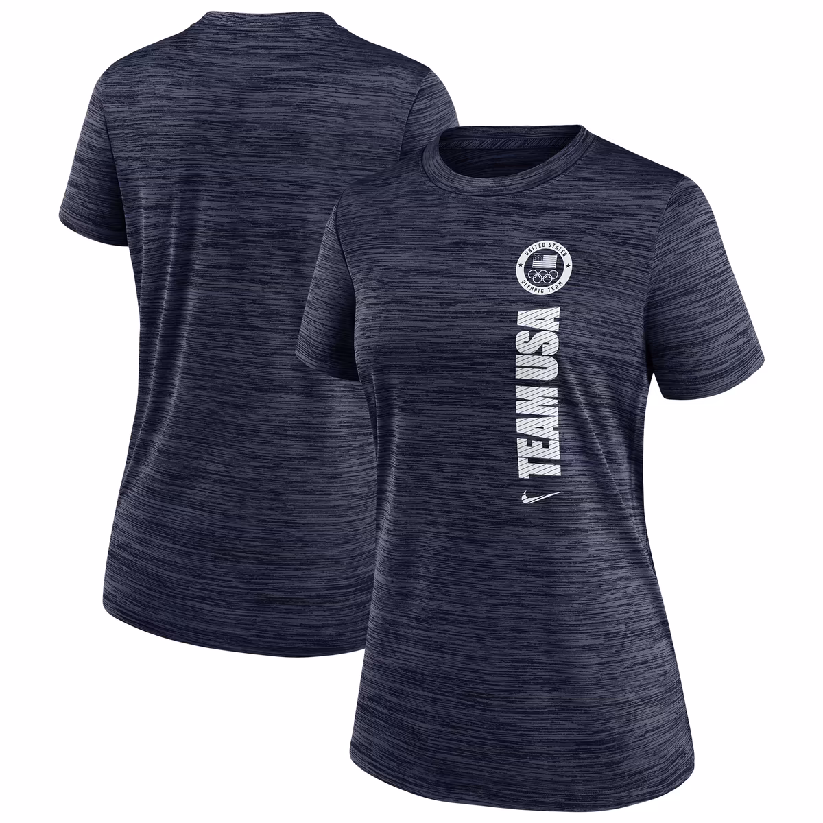 Women's Nike  Navy Team USA Velocity Performance T-Shirt