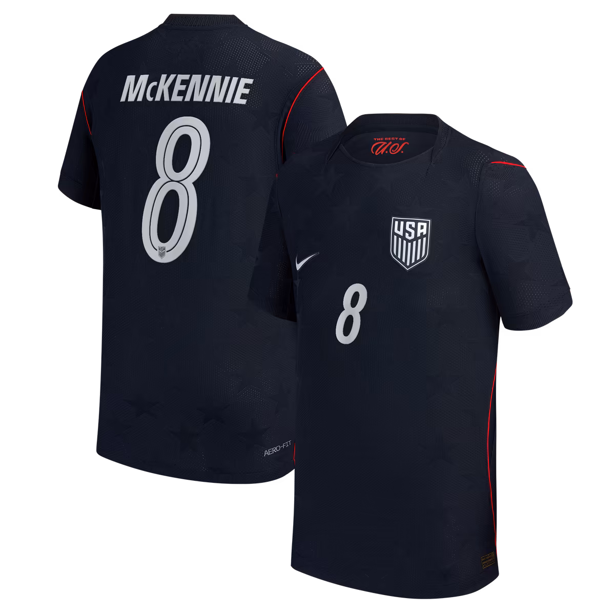 Youth Nike Weston McKennie Blue USMNT 2026 Away Match Authentic Jersey