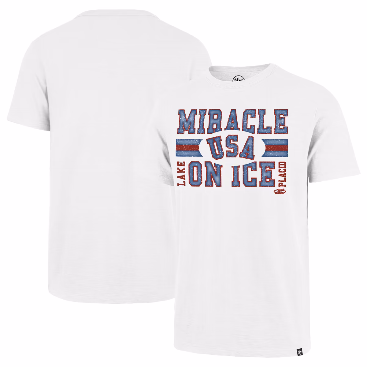 Men's '47 White USA Hockey Grit Scrum T-Shirt 3 Men's '47 White USA Hockey Grit Scrum T-Shirt