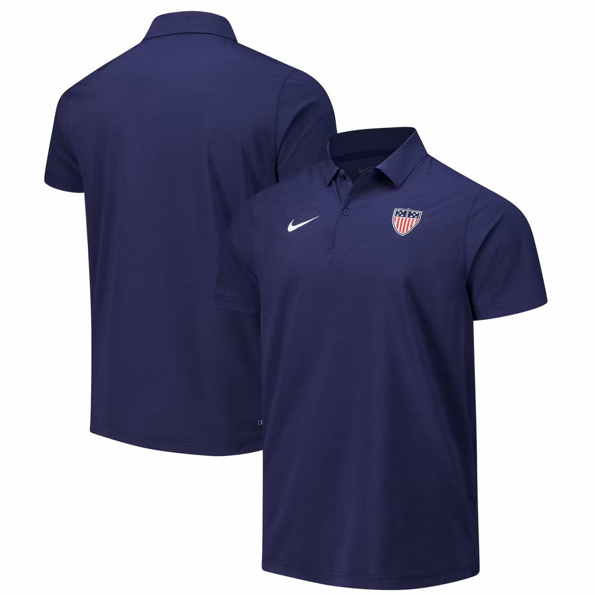 Men's Nike Navy Team USA Woven Performance Polo 1 Men's Nike Navy Team USA Woven Performance Polo