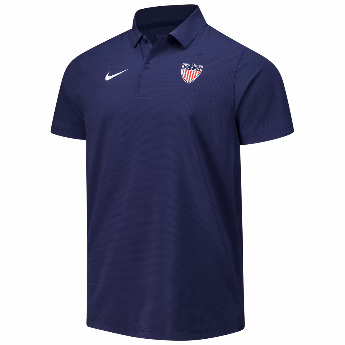 Men's Nike Navy Team USA Woven Performance Polo 2 Men's Nike Navy Team USA Woven Performance Polo