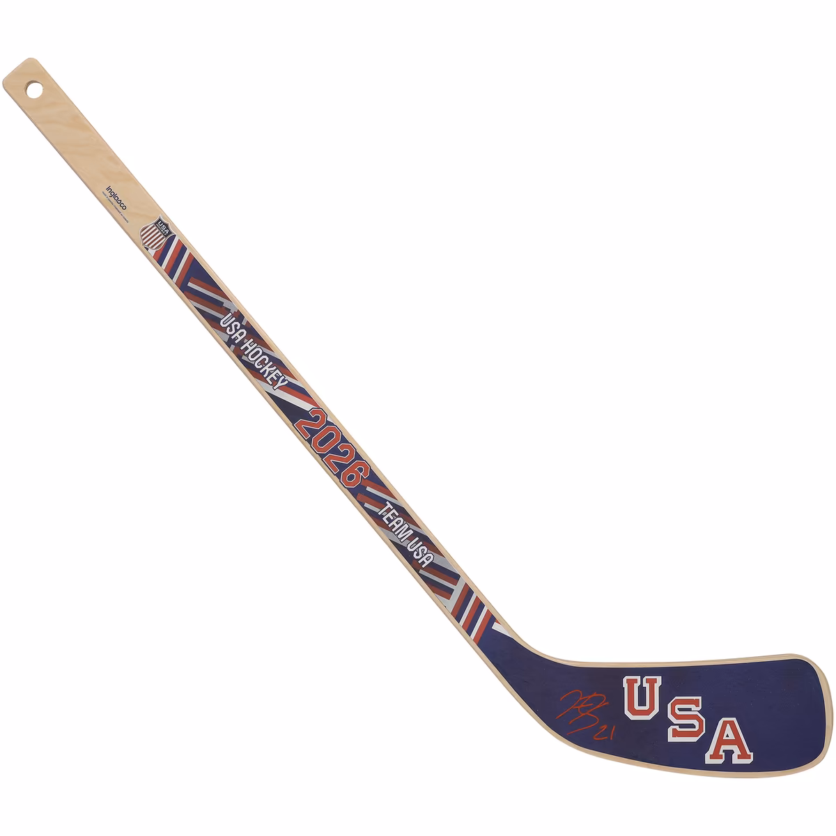 Hilary Knight Team USA Autographed 2026 Winter Olympics Mini Wood Stick 2 Hilary Knight Team USA Autographed 2026 Winter Olympics Mini Wood Stick