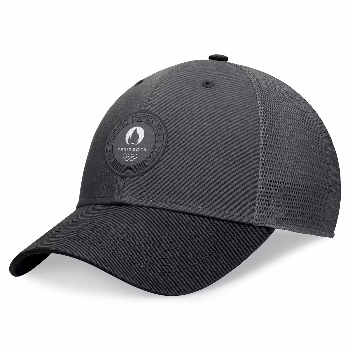 Men's Fanatics Charcoal/Black Paris 2024 Summer Olympics Adjustable Hat